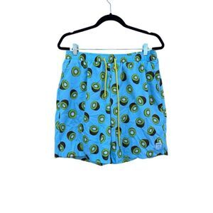 Mosmann Australia Swim‎ Trunks Shorts Kiwi Print 4 Way Stretch Mens size XL
